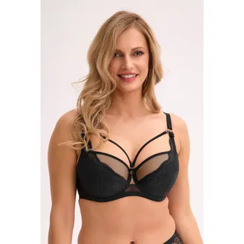 Podprsenka Gaia podprsenka s polovyztuženými košíčky černá velikost 85G