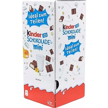 Čokoláda Čokoládky Kinder Mléčné Mini Open&Share Box 150 ks