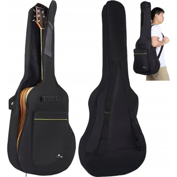 Strunný nástroj OBAL / POUZDRO NA KLASICKOU / AKUSTICKOU KYTARU + POPRUHY