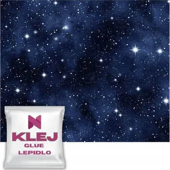 Fototapeta Fototapeta Hvězdy Noční Obloha Tapety na zeď do ložnice Tmavě modrá 148x220