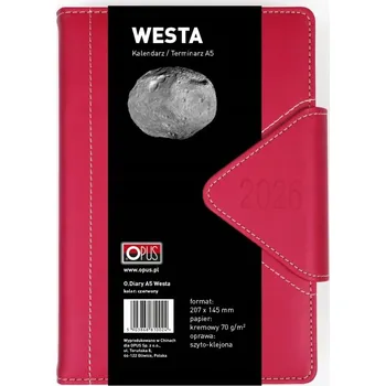 Diář Knižní diář pro podnikatele 2026 A5 Opus červený