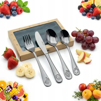 Příbor Sada příborů sklep.sokomedica Šťavnaté ovoce 4 ks