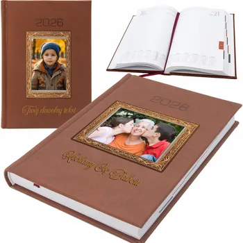 Kalendář Kalendář plánovač VLASTNÍ POTISK 2026 DENNÍ Vaše LOGO vlastní grafika