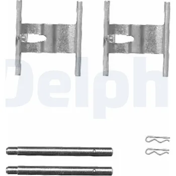 Přislušenství brzdového systému Sada příslušenství, obložení kotoučové brzdy DELPHI LX0450