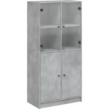 Komoda Komoda VidaXL 37 x 68 x 142 cm, světle šedá (imitace betonu)