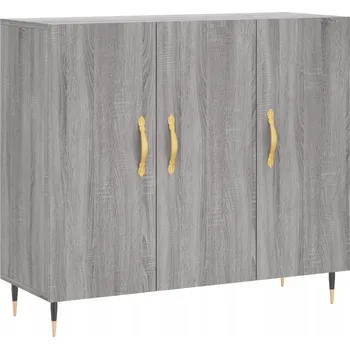 Komoda VidaXL Skříňka, šedá dub sonoma, 90x34x80 cm