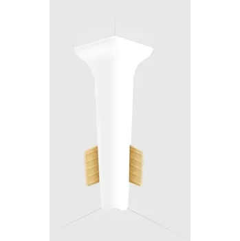 soklová lišta Afirmax Kout k liště bílá 60