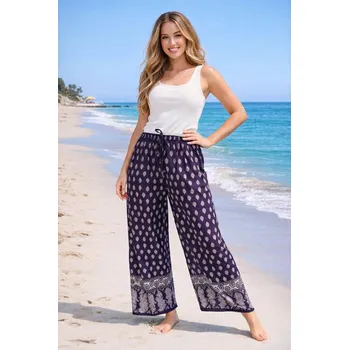 Dámské kalhoty Kalhoty se širokými nohavicemi č25