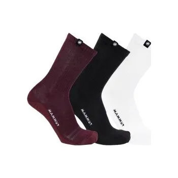 Pánská móda Mammut EVERYDAY CREW SOCKS 3 PACK white-vin-black bílá 36-38 EU