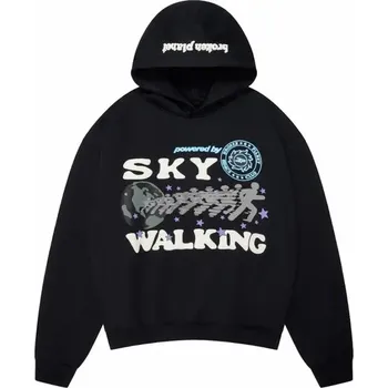 Pánská mikina Broken Planet Moon Phases Hoodie Midnight Black Velikost: XXL