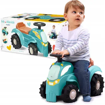 autíčko ABRICK MODRÝ TRAKTOR S ÚLOŽNÝM PROSTOREM ODRÁŽEDLO ZEMĚDĚLSKÉ VOZIDLO