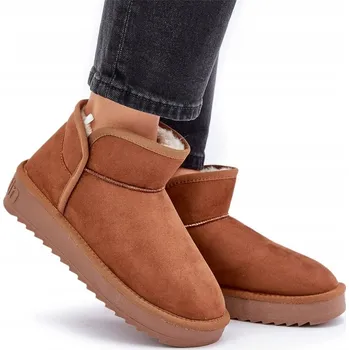 Dámská zimní obuv DÁMSKÉ SNĚHULE NA PLATFORMĚ D.FRANKLIN DFSH370010 HNĚDÉ VEL. 39