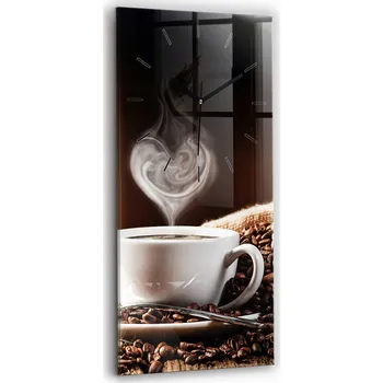 Hodiny Nástěnné hodiny Wallfluent hnědé 30 cm