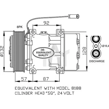 Klimatizace automobilu Kompresor - klimatizace NRF NRF32733
