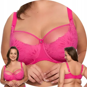 Podprsenka Gaia podprsenka s polovyztuženými košíčky růžová velikost 105D