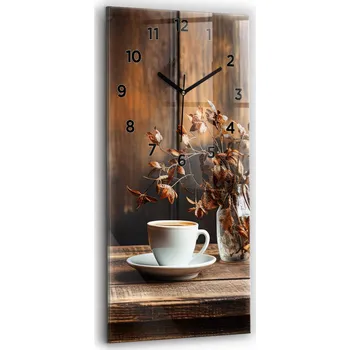 Hodiny Nástěnné hodiny Wallfluent hnědé 30 cm