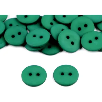 Knoflík Knoflík velikost 24", malé, 20 (168) zelená tmavá