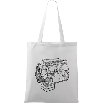 Nákupní taška Motor T912 V3S - Taška bavlněná - 42 x 38 cm ( Bílá )