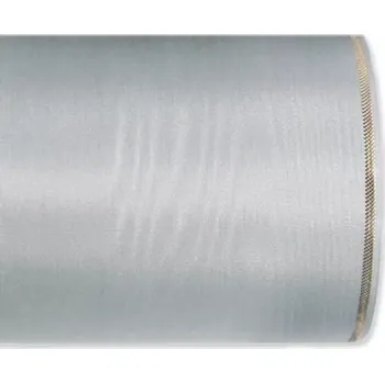 Stuha Moiré stuha šedá 75mm x 25m
