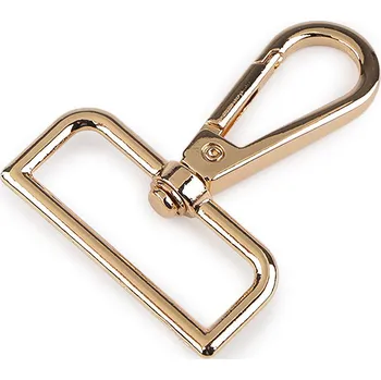 Karabina kovová otočná, průvlek 38 mm