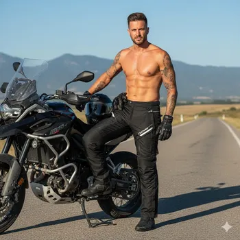 Moto kalhoty Clover Kalhoty na motorku GT-PRO -2 Black - Velikost 56