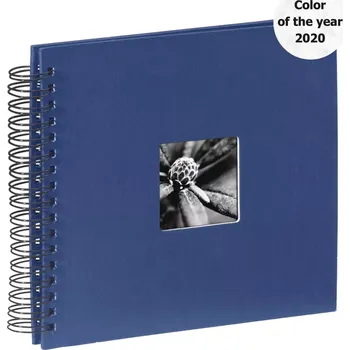 Fotoalbum Hama album klasické spirálové FINE ART 28x24 cm, 50 stran, modré 90147