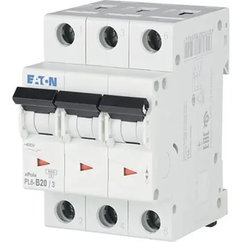 Jistič Jistič Eaton 286590 3P, B, 20A, 6kA