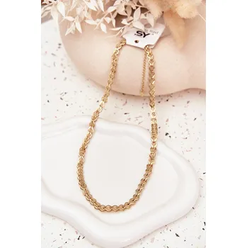 Dámská halenka Zlatý náhrdelník ze chirurgické oceli univerzální