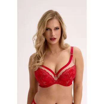 Podprsenka POLOMĚKKÁ PODPRSENKA MIRELLA ART. 1316 červená 80H