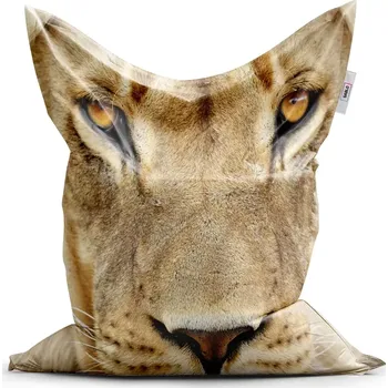 Sedací pytel Sablio Sedací vak Classic Pohled lvice - 200x140 cm