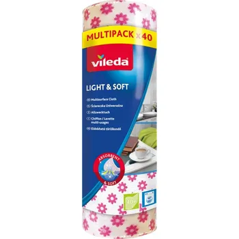 Vileda Univerzální utěrky Light and Soft 40 ks na roli
