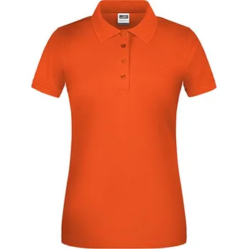 James&amp;Nicholson Dámská polokošile JN873 Orange 3XL