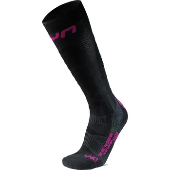 Cyklistické kalhoty UYN W Ski Touring One Bio Socks Black/Pink Yarrow B994