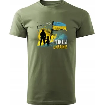 Tričko Ukrajina vlajka Ukrajiny svoboda mír