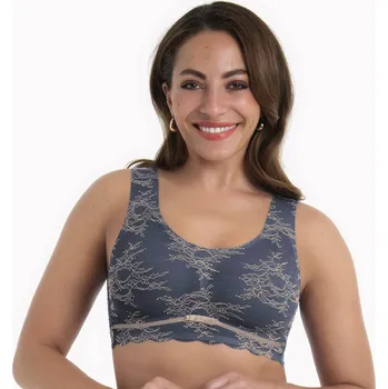 Podprsenka Essential Lace braletka s pěnovou výztuží 5400 grey/rose - Anita Classix 405 grey/rose M