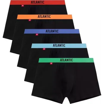 Pánské spodní prádlo Pánské boxerky 5 pack 5SMH 004/4 - Atlantic černá XL
