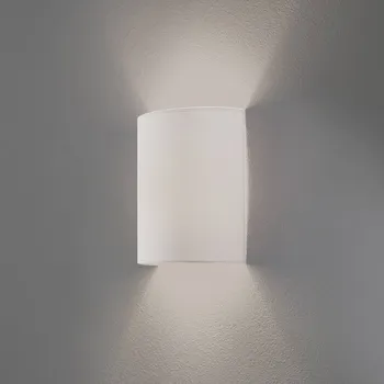 Osvětlení Duolla Nástěnné svítidlo Celine, bílé, tkanina, E27 bílá 1 x 15 W LED - Doprava zdarma