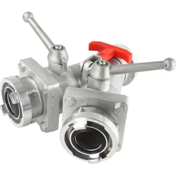 Požární kulový rozdělovač 52mm (2") na 2x52mm (2") MAR-POL