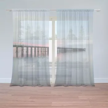 Záclona Sablio Záclony Molo s červánky: 2ks 150x250cm