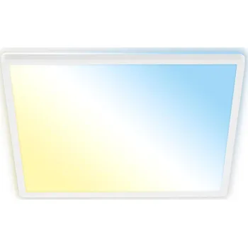 BRILONER Tava A svítidlo LED panel 42x42 cm - 14W, 3000lm, energetická třída A, stmívatelné, CCT, bílé 3886016