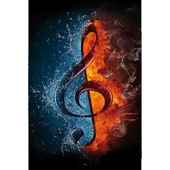 Plakát Sablio Plakát Ohnivý klíč - 60x40 cm