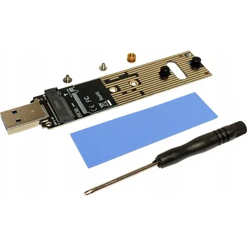 Příslušenství pro datový nosič ADAPTÉR ČTEČKA USB 3.0 PRO SSD DISKY NVME M.2
