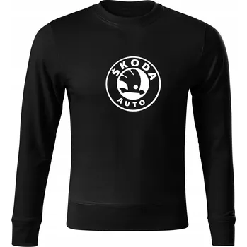 Pánská mikina Mikina bez kapuce D250 SKODA LOGO SUPERB černá vel XXL