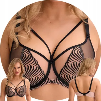 Podprsenka Gaia podprsenka nevyztužená černá velikost 80E