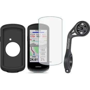 Sporttester BIKEFLOW Balíček 3-v-1 ochrana Garmin Edge 1040 – Pouzdro, sklo, držák NO SIZE