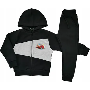 Chlapecké oblečení Chlapecká Tepláková souprava AUTO bavlna školní potřeby REVAJ PL 134