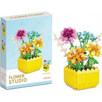 ostatní stavebnice SADA STAVEBNÍCH STAVEBNICE 549 DÍLŮ PRVKY KYTICE KWATTS KVĚTIN