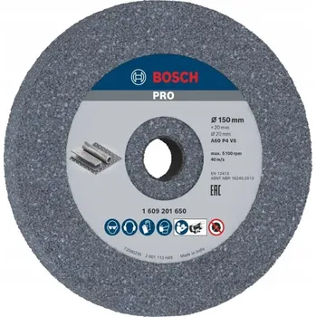 Vrták BOSCH KOTOUČOVÝ BRUSNÝ KOTOUČ PRO METAL GRINDING WHEEL 150x20x20 G60 NA KOV