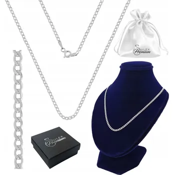 Řetízek Stříbrný řetízek ryzost 925 Elegantní PANCERKA na přívěsky | 55 cm x 2.5 mm