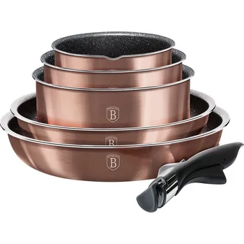 Sada nádobí Sada hrnců Berlinger Haus Rose Gold hliníková 12 ks